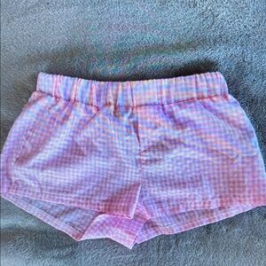 Pink Gingham Shorts